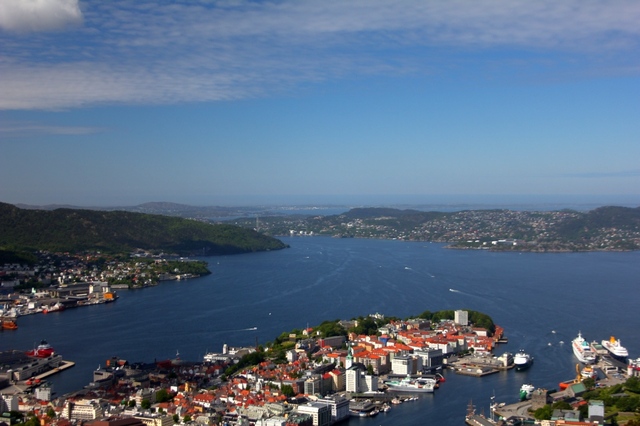 Bergen - widok z Floyen