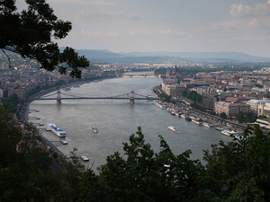 Widok na Dunaj