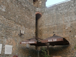 Fotrezza di Montalcino - na dziedzińcu