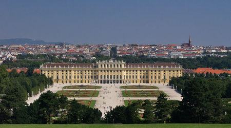 Wiedeń.Pałac Schonbrunn.