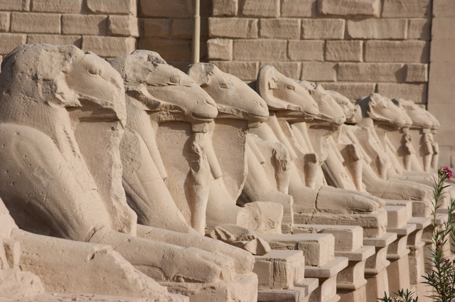 Aleja Sfinksów przed Karnakiem