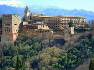 Widok na Alhambrę