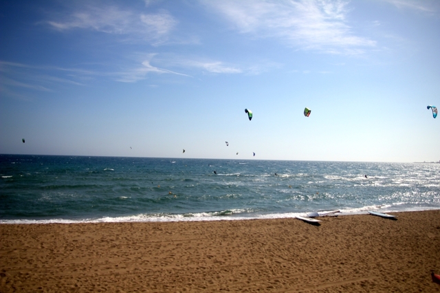 Amatorzy kite-surfingu