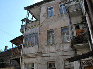 nasz hostel od podwórka
