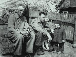 Ozierany Małe. 1962 r. Tak było. Szymon ZIelenkiewicz i Arseniusz  Czarniecki. 