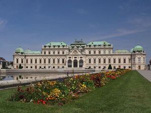 Barokowy pałac Belvedere.