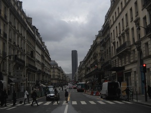 Widok na wieżę Montparnasse