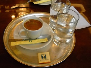 Przy espresso