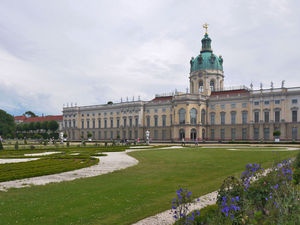 Pałac Charlottenburg od strony ogrodów.