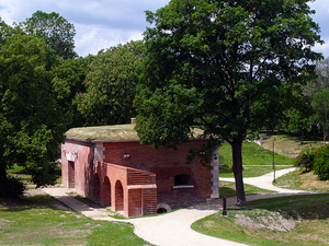 Kojec pomiędzy bastionami.