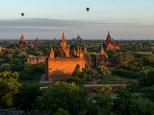 ranny spacer po Bagan