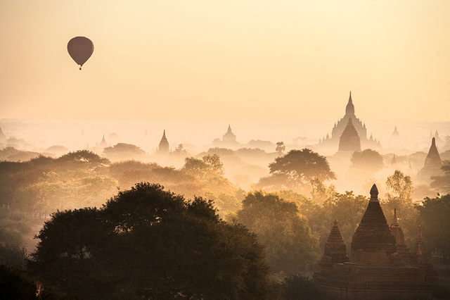 ranny spacer po Bagan