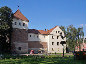 Zamek od strony parku.