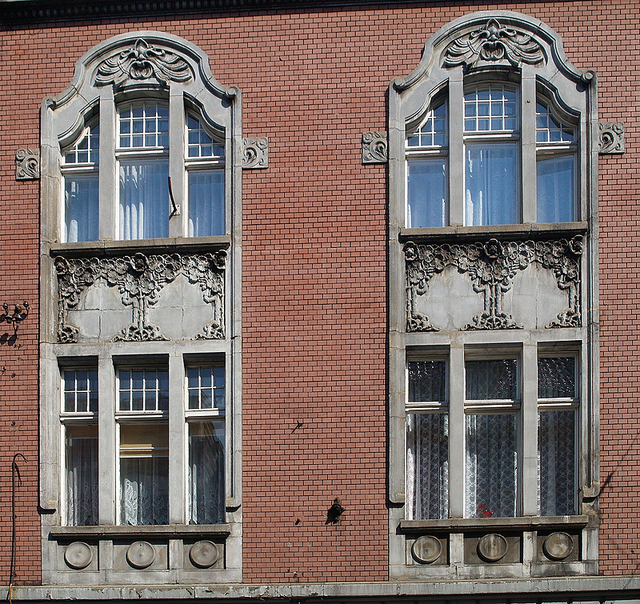 Zabytkowe śląskie okna.