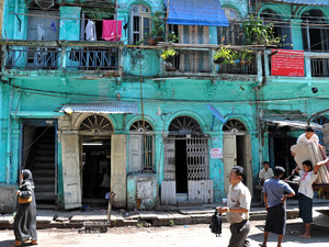Indyjska dzielnica w Yangon