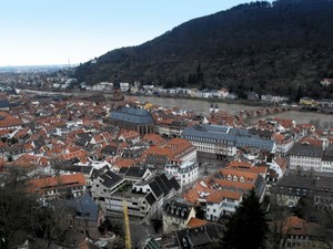 Heidelberg -panorama miasta