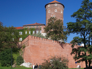 Wawel od strony bulwarów.
