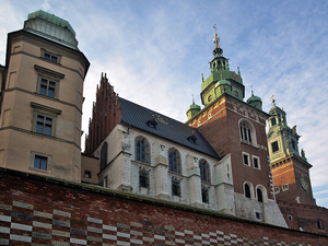 Wawelskie wieże.
