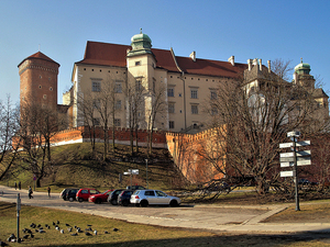 Wawel od strony miasta.