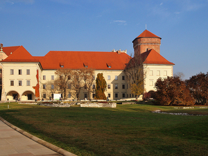 Zabudowania gospodarcze Wawelu.