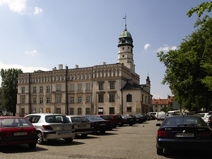 Plac Wolnica z Ratuszem.