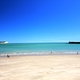 Plaża w Newhaven podczas odpływu