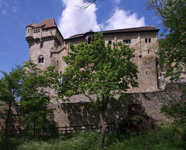 Zamek rycerski Liechtenstein.