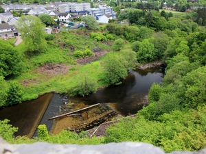 Widok na rzekę Taff z wiaduktu