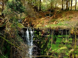 Wodospad na Blaen-y-Glyn