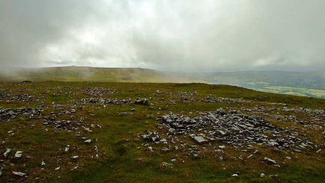 Foel Fawr w chmurach