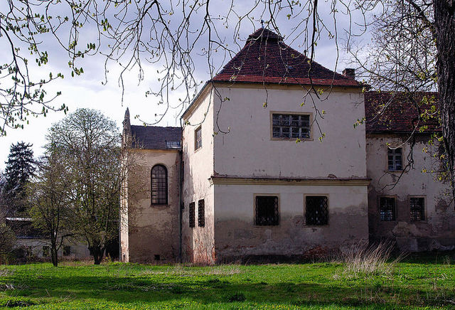 Skrzydło zamku Oppersdorffów.