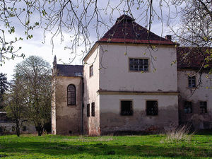 Skrzydło zamku Oppersdorffów.