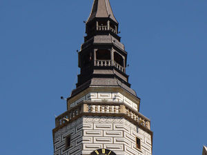 Wieża zegarowa Ratusza.