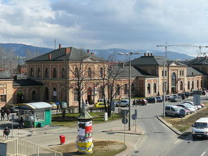 Dworzec kolejowy.
