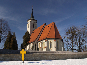 Średniowieczny kościół św.Stanisława.