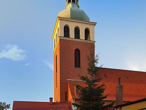 Kościół z pocz. XX w. w Jastarni.