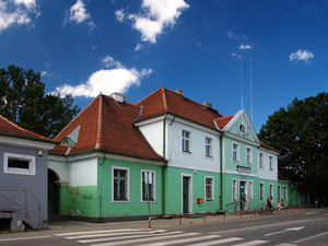 Władysławowo. Dworzec PKP.