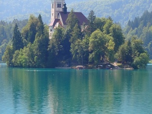 Jezioro Bled i klasztor na wyspie