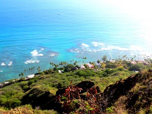 Widok z Diamond Head