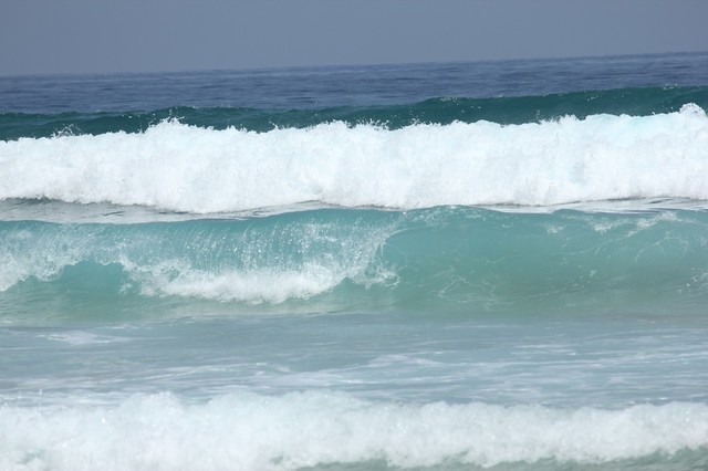 wzburzony ocean piękny