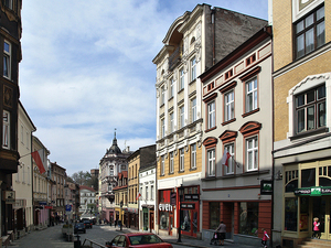 Ulica Głęboka z rynku do zamku.