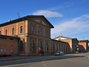 Dworzec kolejowy.