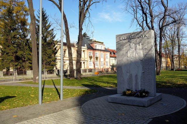 Pomnik Tomasza Masaryka.