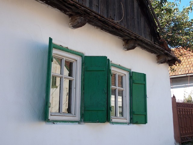 zielone okiennice 