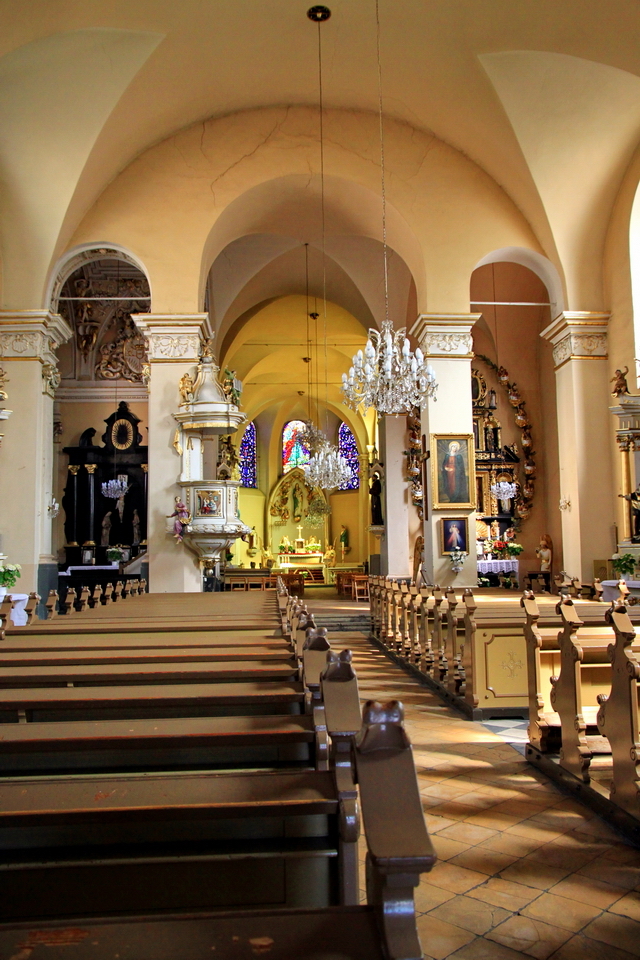 wnętrze kościoła św. Jakuba