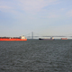 Widok na wschód z promu płynącego na Staten Island