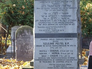 Warszawa - cmentarz żydowski (Wola)