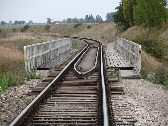 Raczki. Most Kolejowy nad Rospudą