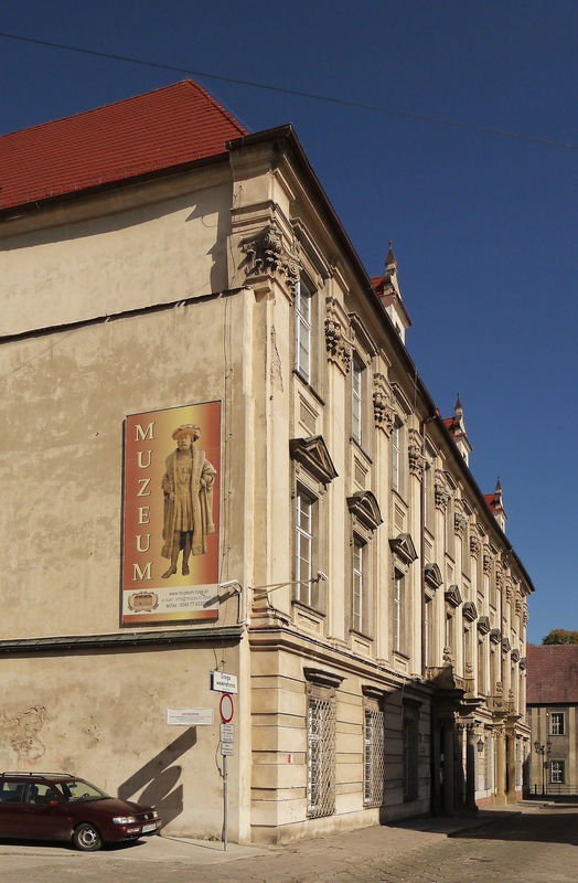 Nysa. Fragment pałacu biskupów wrocławskich. 