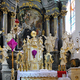 Barokowy ołtarz w kościele klasztornym OO.Franciszkanów w Głogówku.